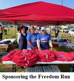 Helping with Freedom Run